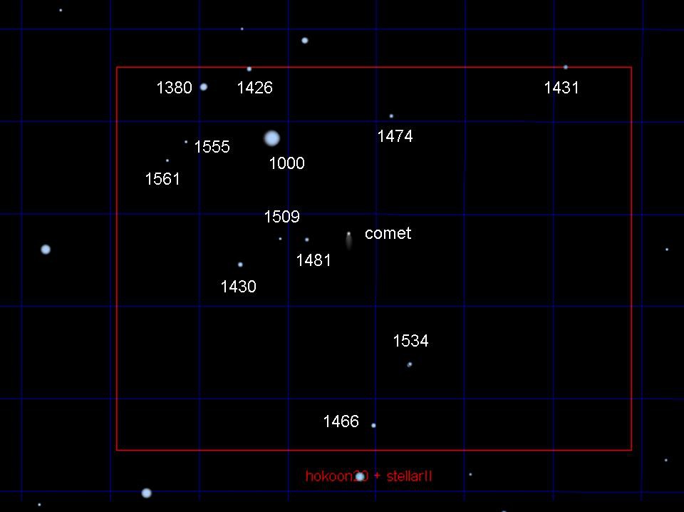 Nucleus of Comet 17/P