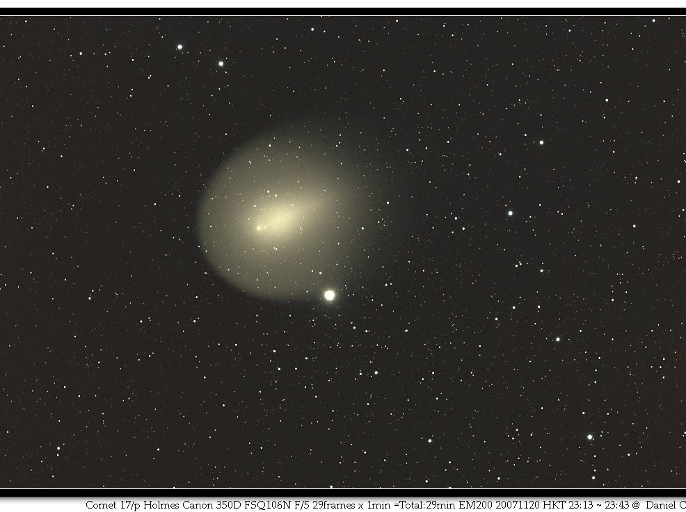 20071120 HKT23:13 Comet 17/P Holmes