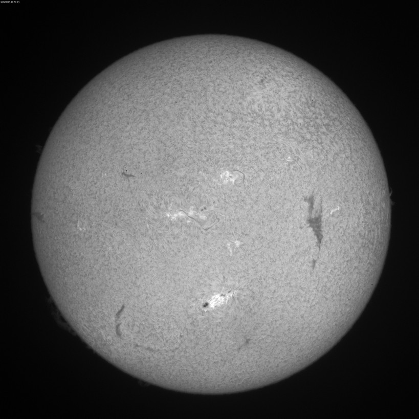 2015 Sept. 26-27 Sun -9th & 10th day of a huge filament