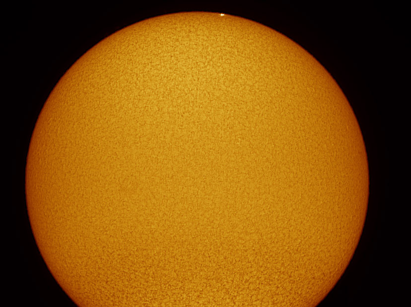 20080311 Sun (a small bright spot)
