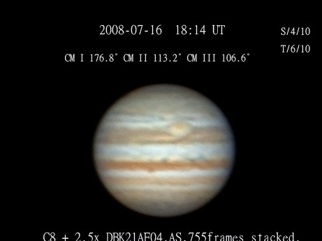 木星 2008-07-16 18:14.4 UT