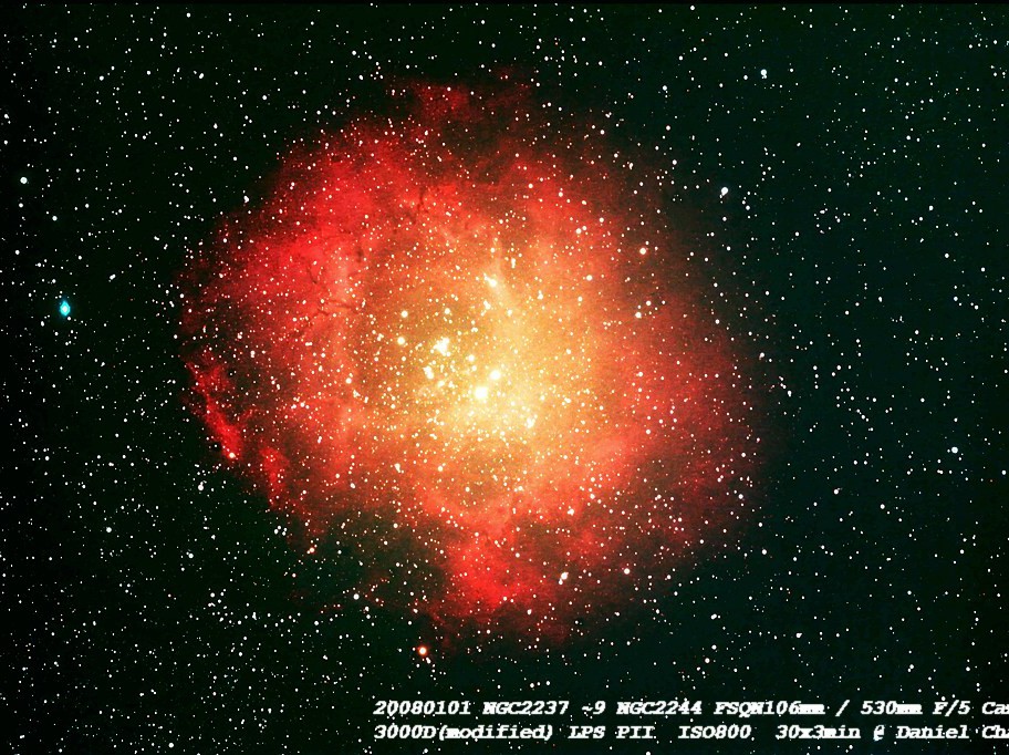 2008年 第一張深空天體 NGC2244