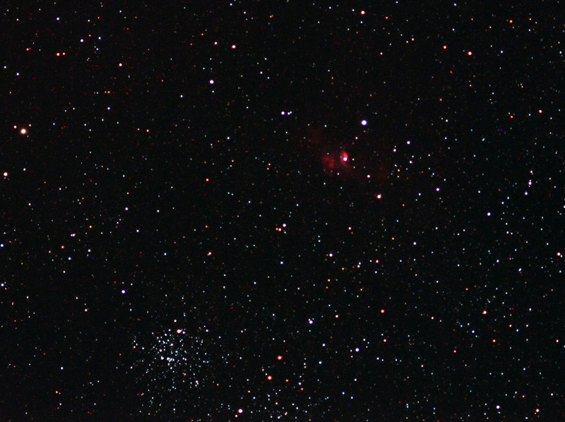 Bubble Nebula + M52 last summer