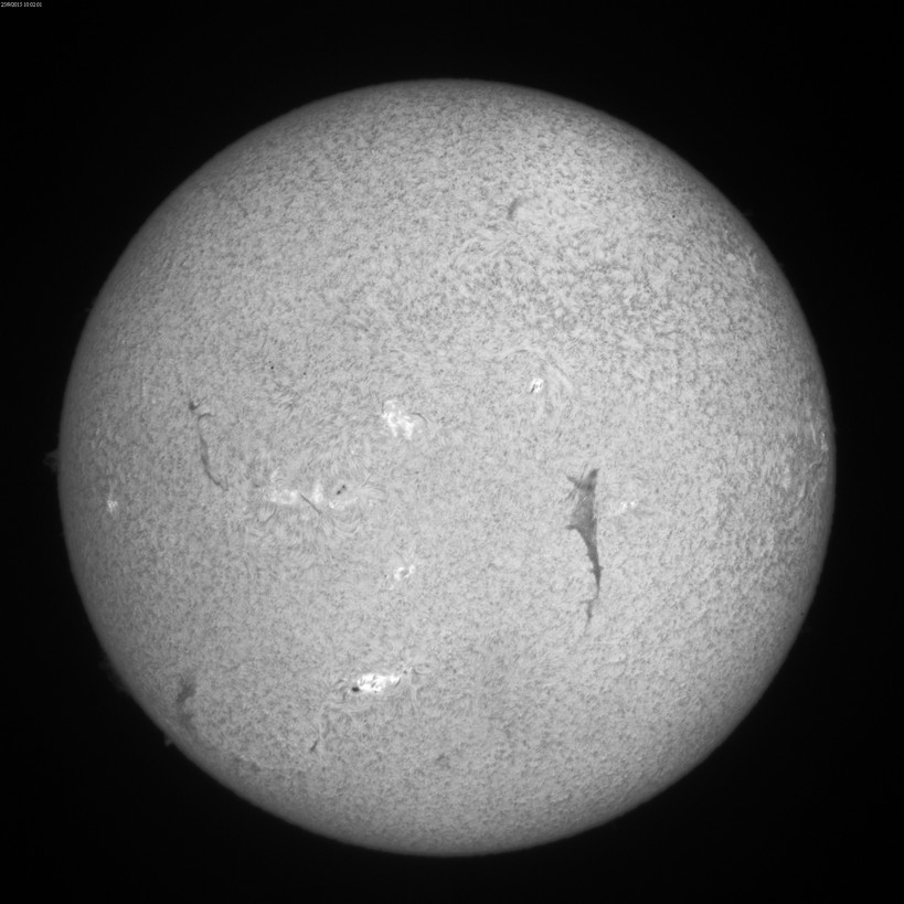2015 Sept. 25 Sun -8th day of a huge filament
