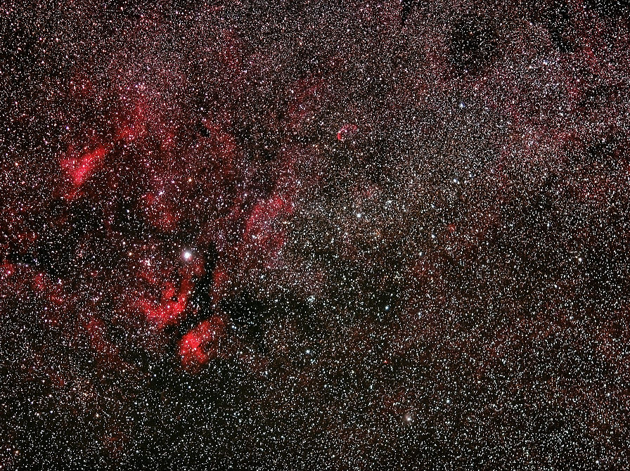 台灣 玉山 NGC6888 and IC1318