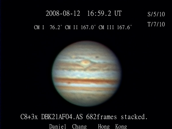 2008-08-12  16:59 UT 木星
