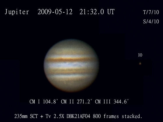 Jupiter (木星)  2009-05-12