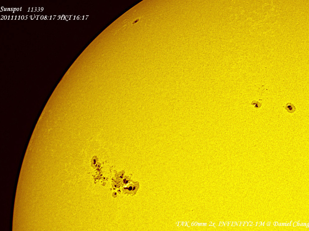 ‎20111105 Sunspot 11339