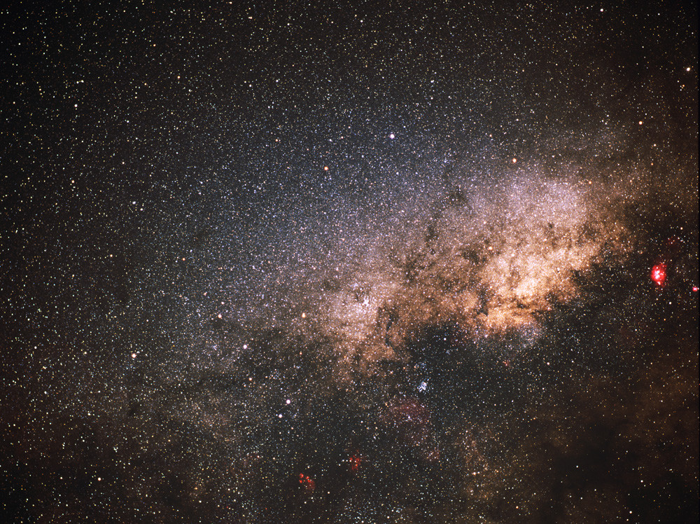 Film image of the core of our Milky way