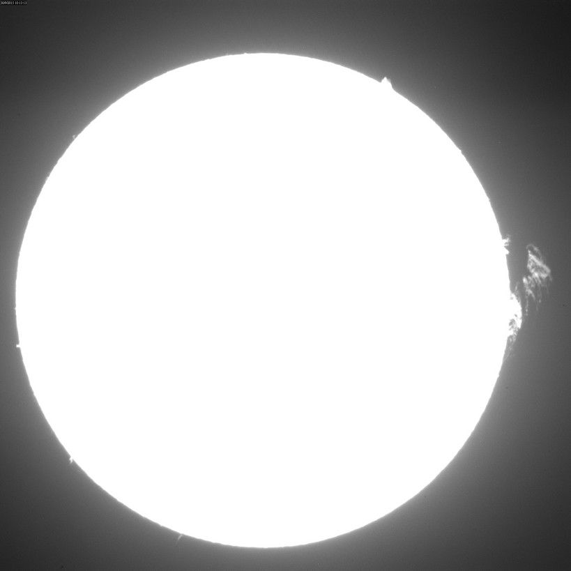 2015 Sept. 30 Sun -13th day of a huge prominence